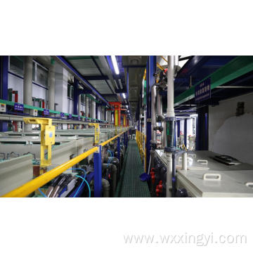 Metal surface treatment production line copper plating line